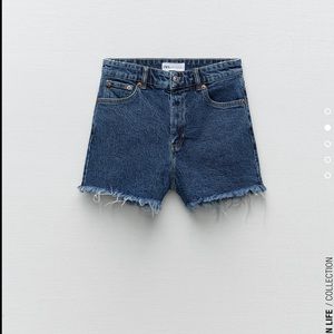 HIGH RISE DENIM SHORTS